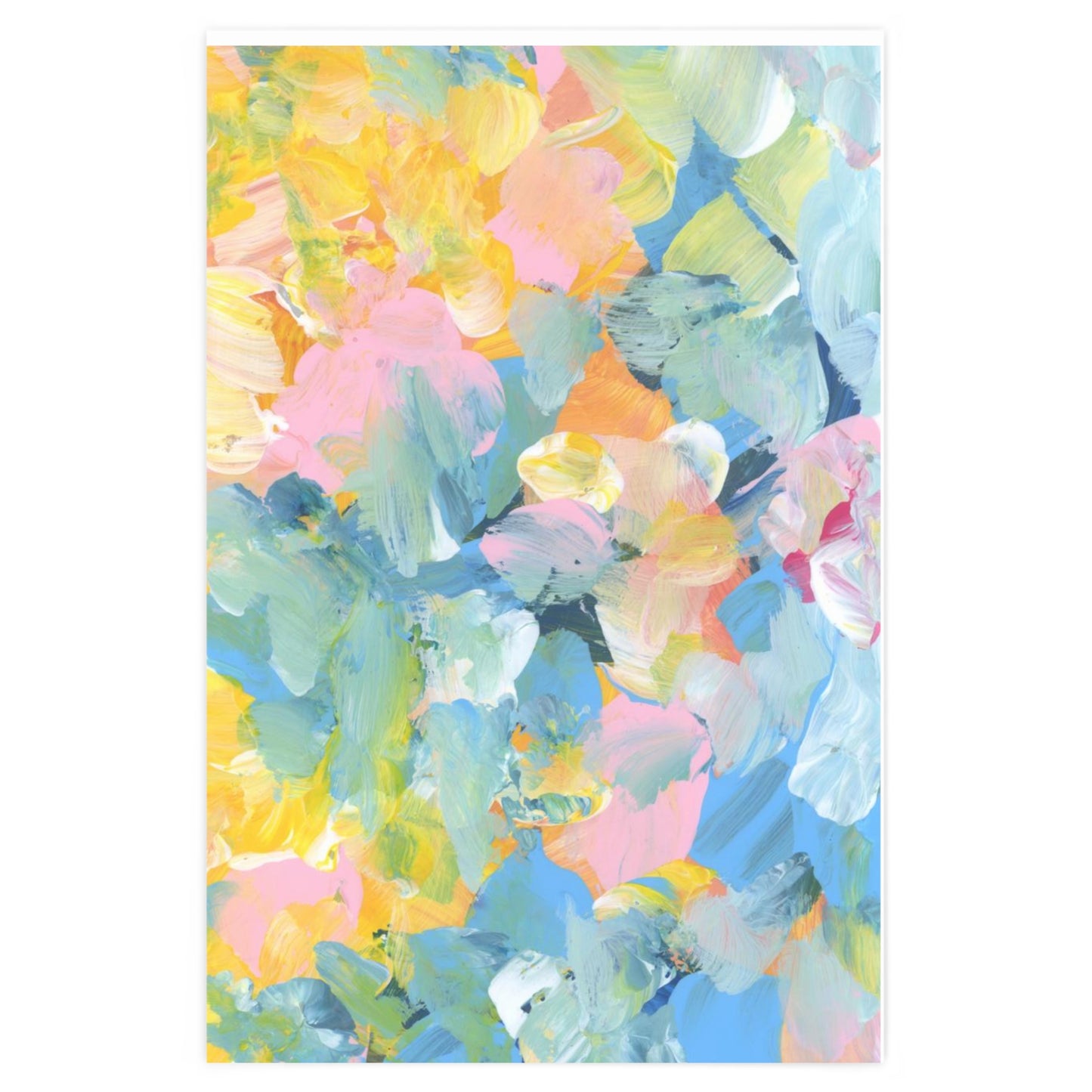 Painted Wrapping Paper