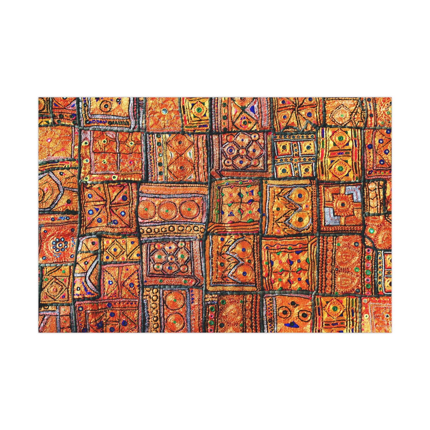 Indian Patchwork Gift Wrap