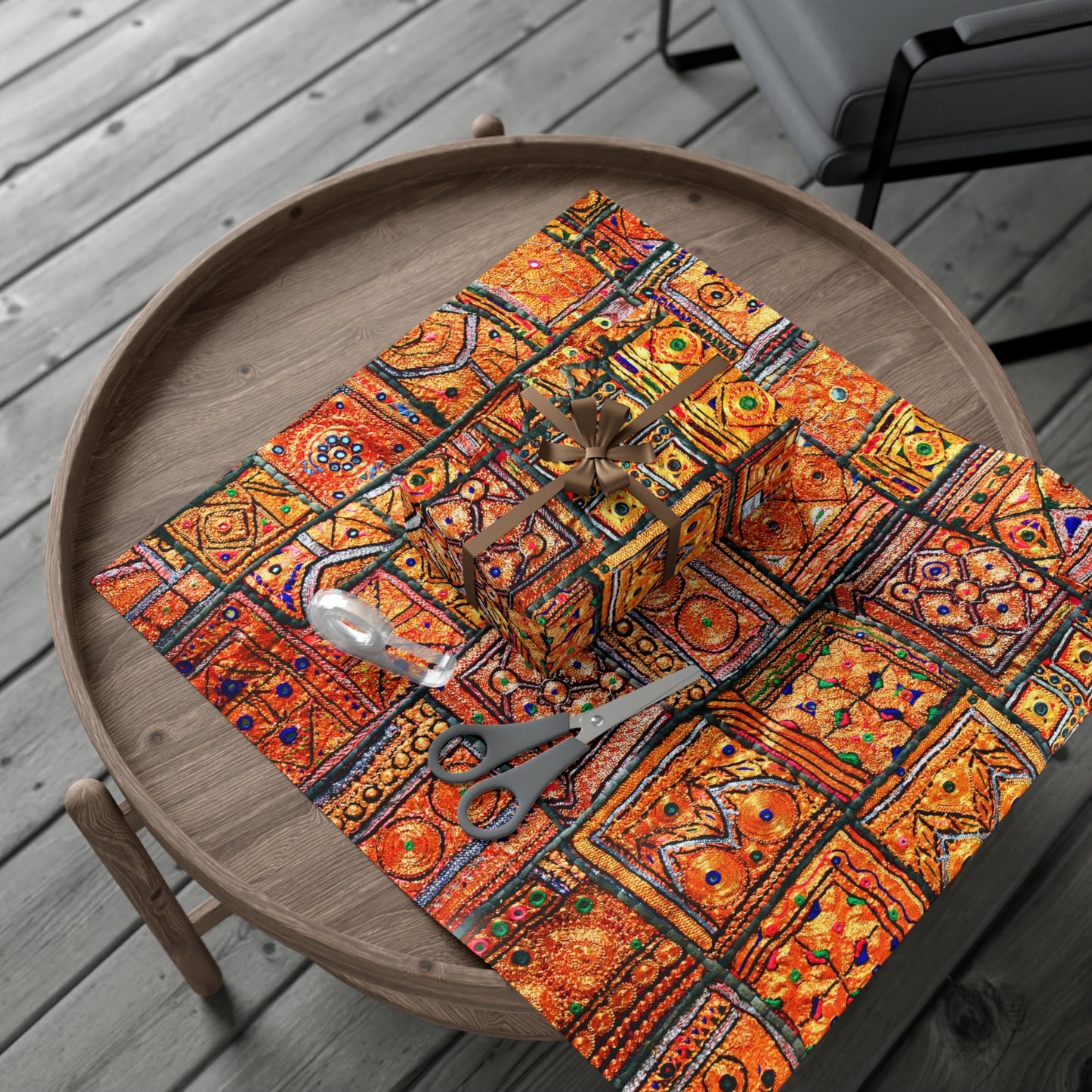 Indian Patchwork Gift Wrap