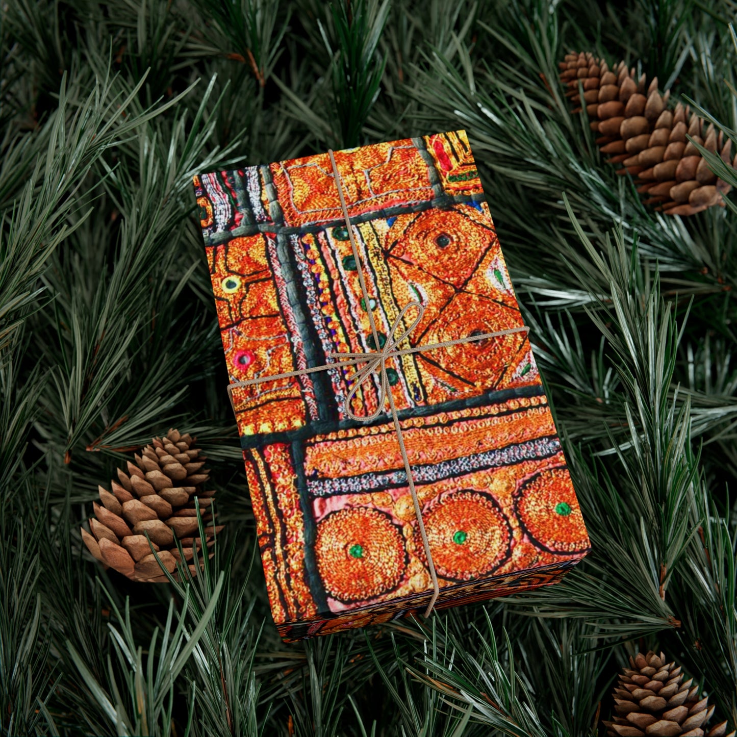Indian Patchwork Gift Wrap