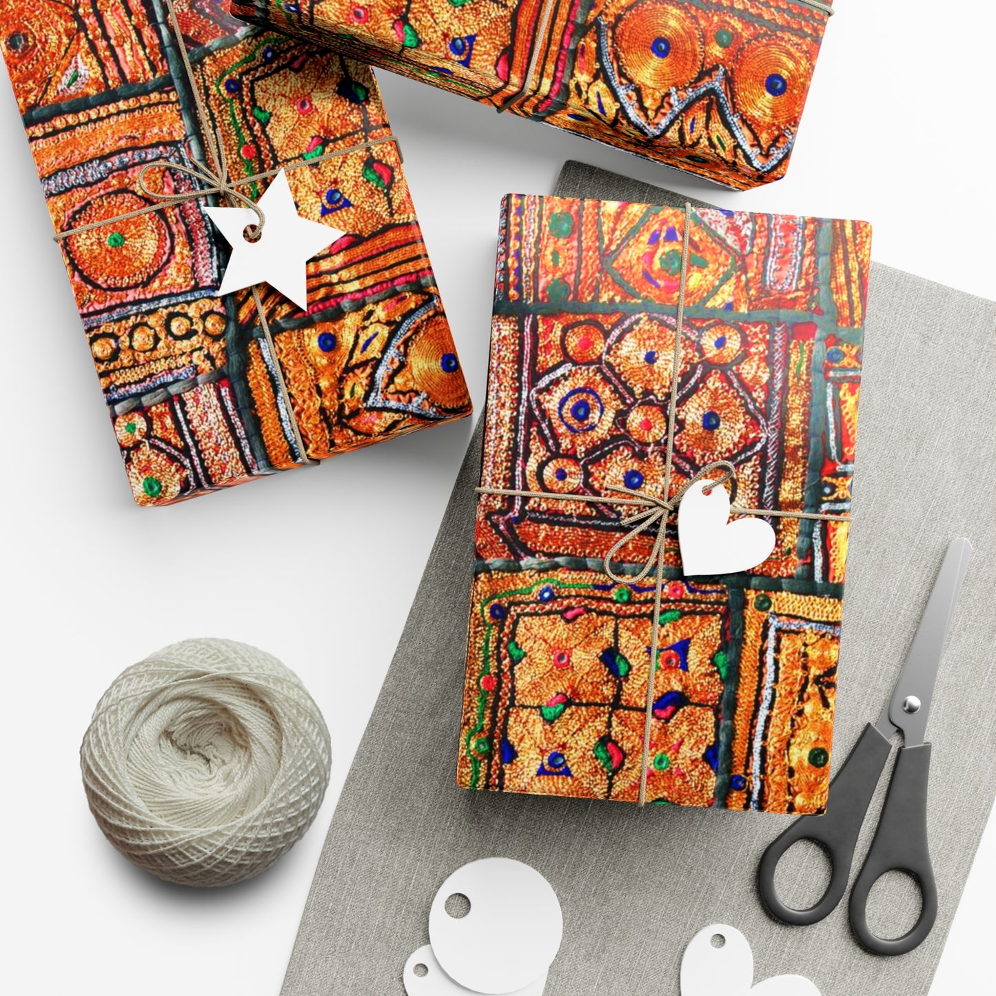 Indian Patchwork Gift Wrap