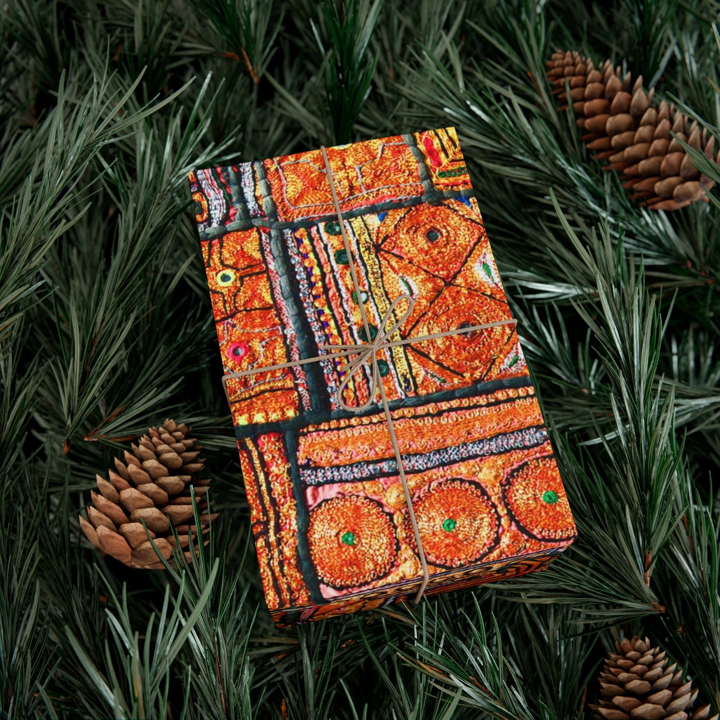 Indian Patchwork Gift Wrap