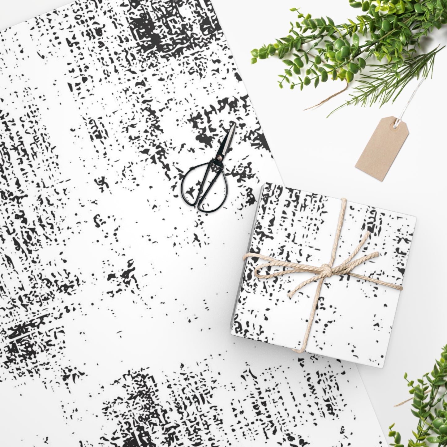 Inked Wrapping Paper