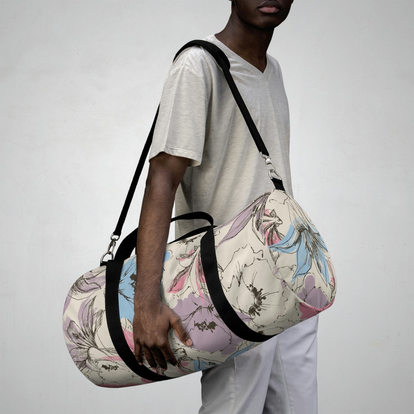 KLYKI Co. Floral Duffel Bag