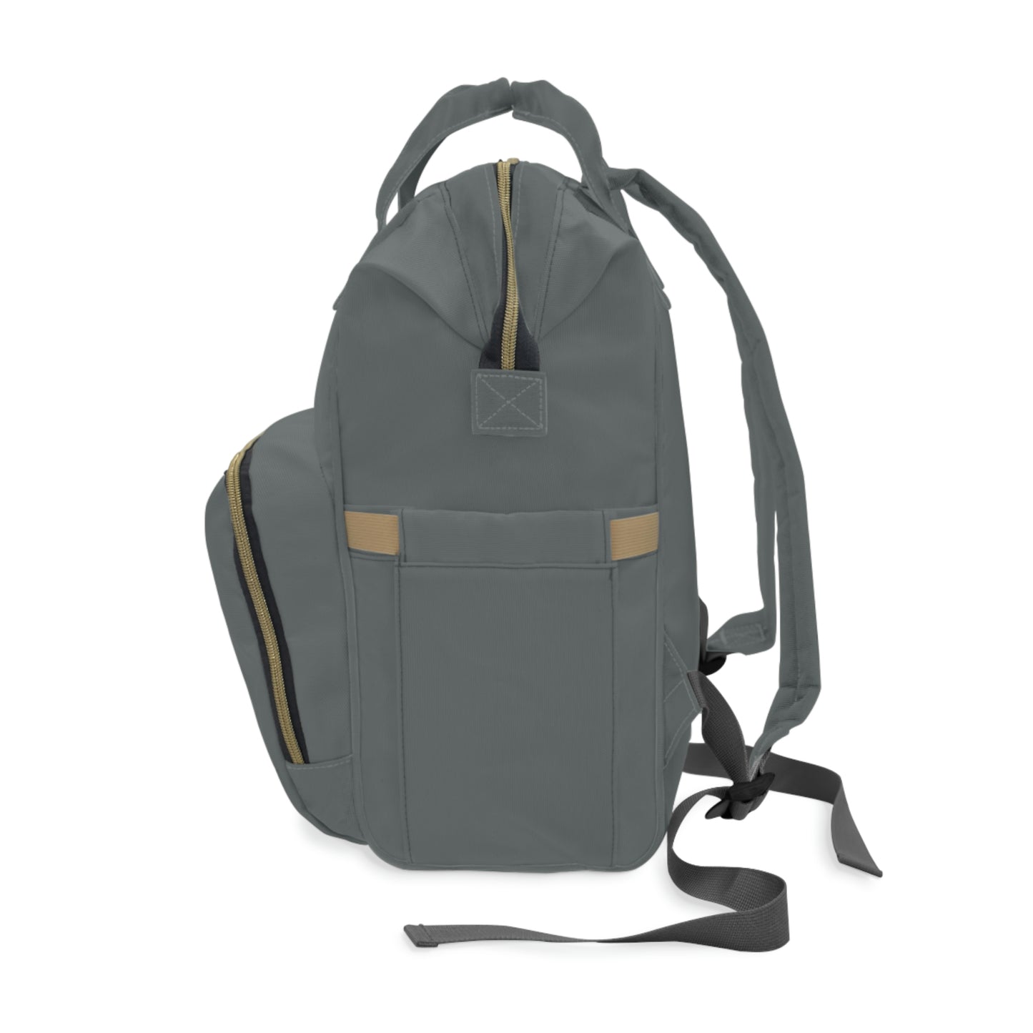 KLYKI Co. Grey Multifunctional Diaper Backpack