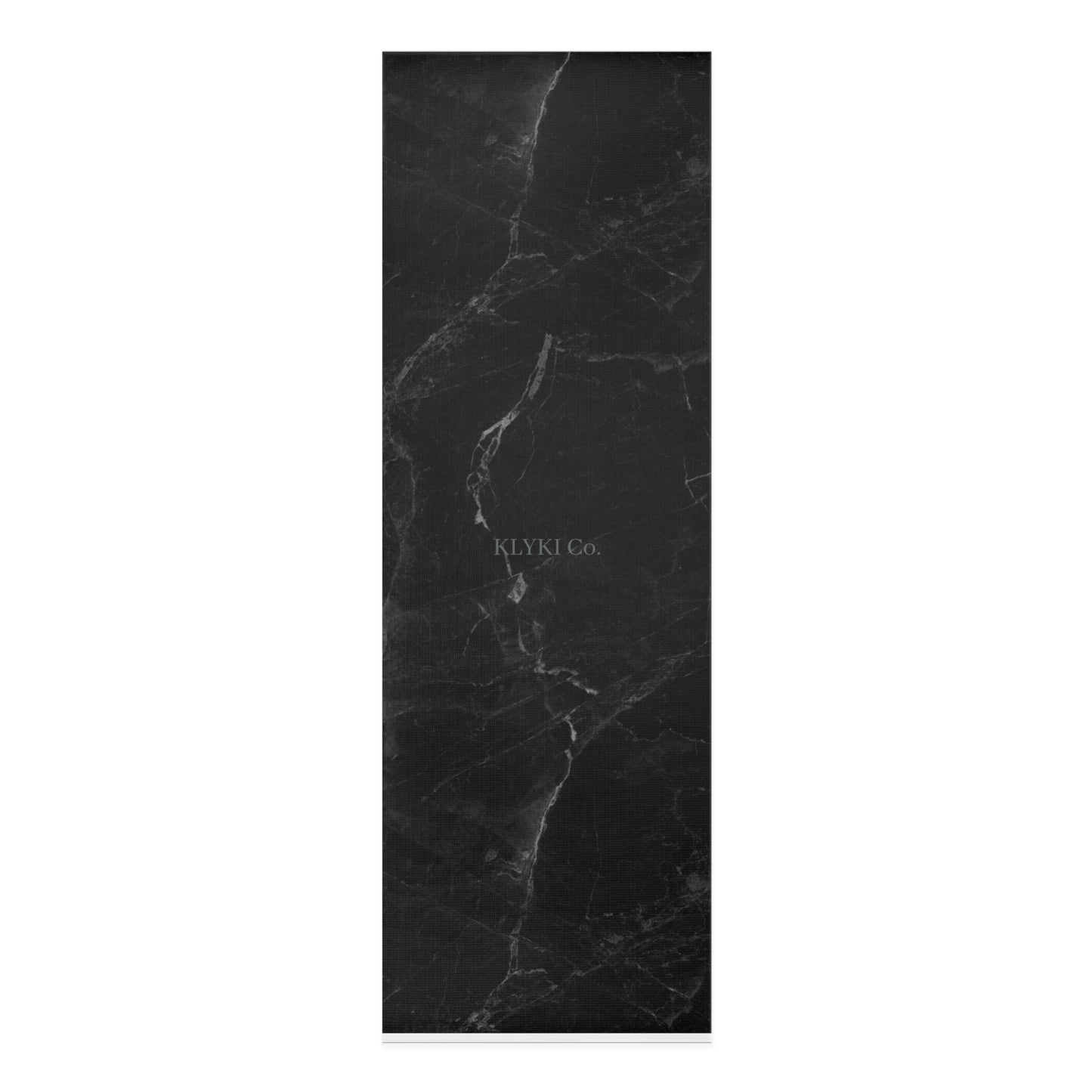 Black Marble Foam Yoga Mat