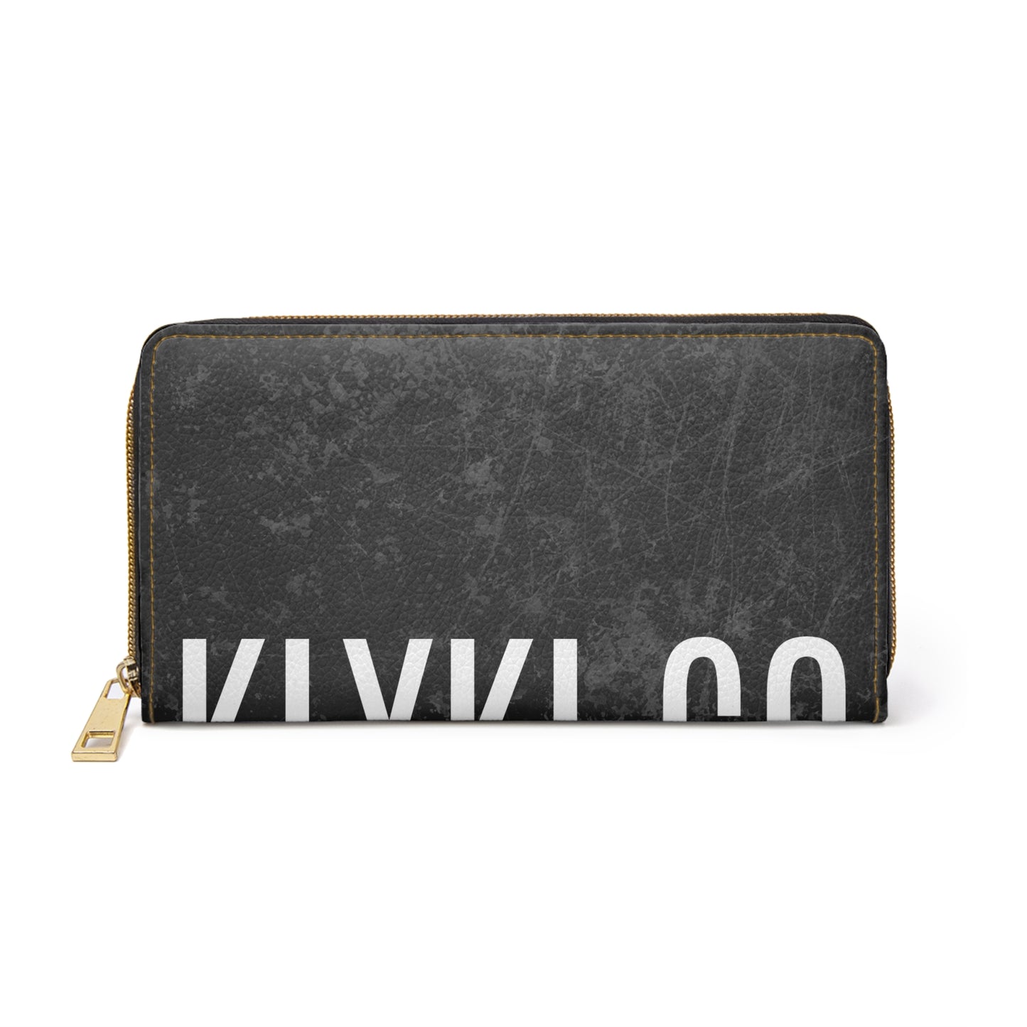 Charcoal KLYKI Co. Zipper Wallet