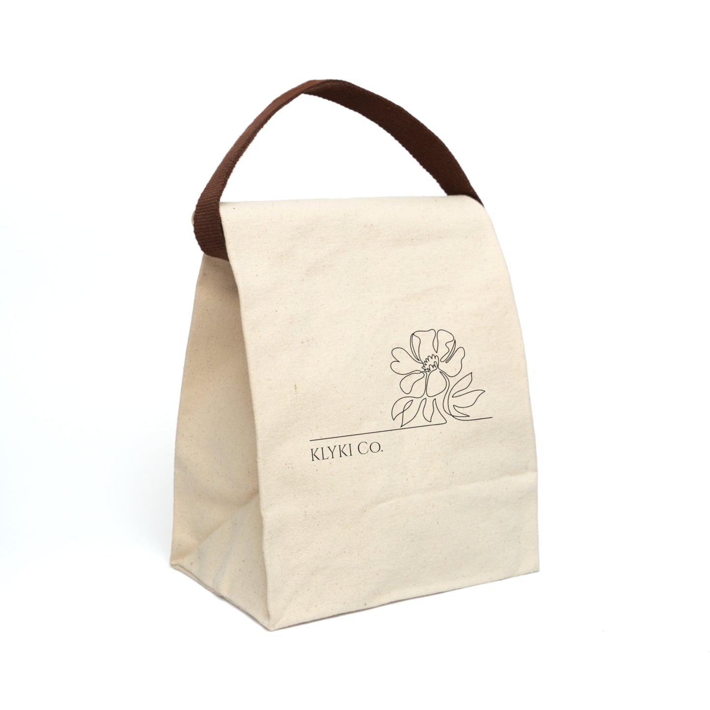 Full Bloom - Canvas Lunch Bag With Strap