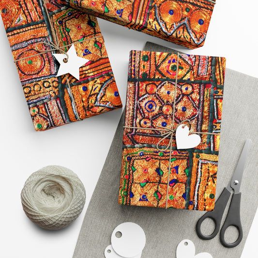 Indian Patchwork Gift Wrap