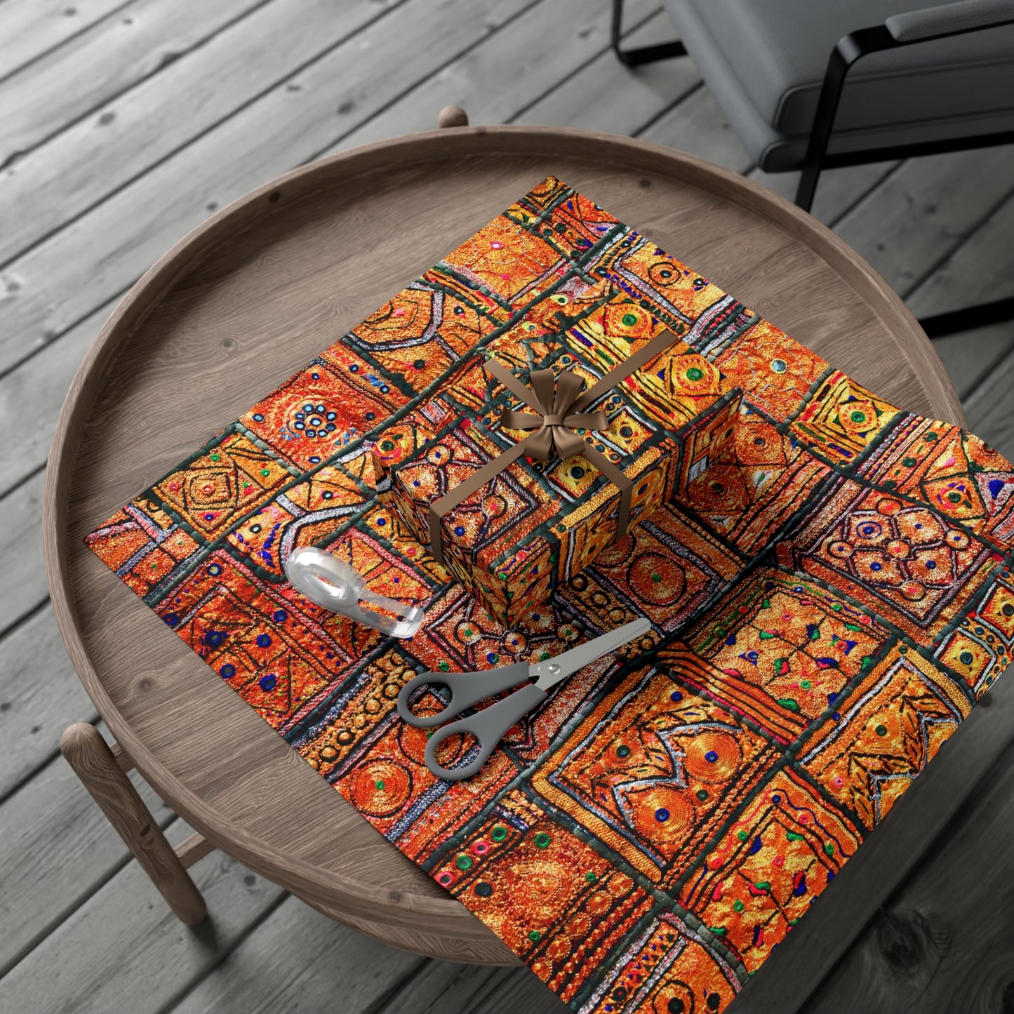 Indian Patchwork Gift Wrap