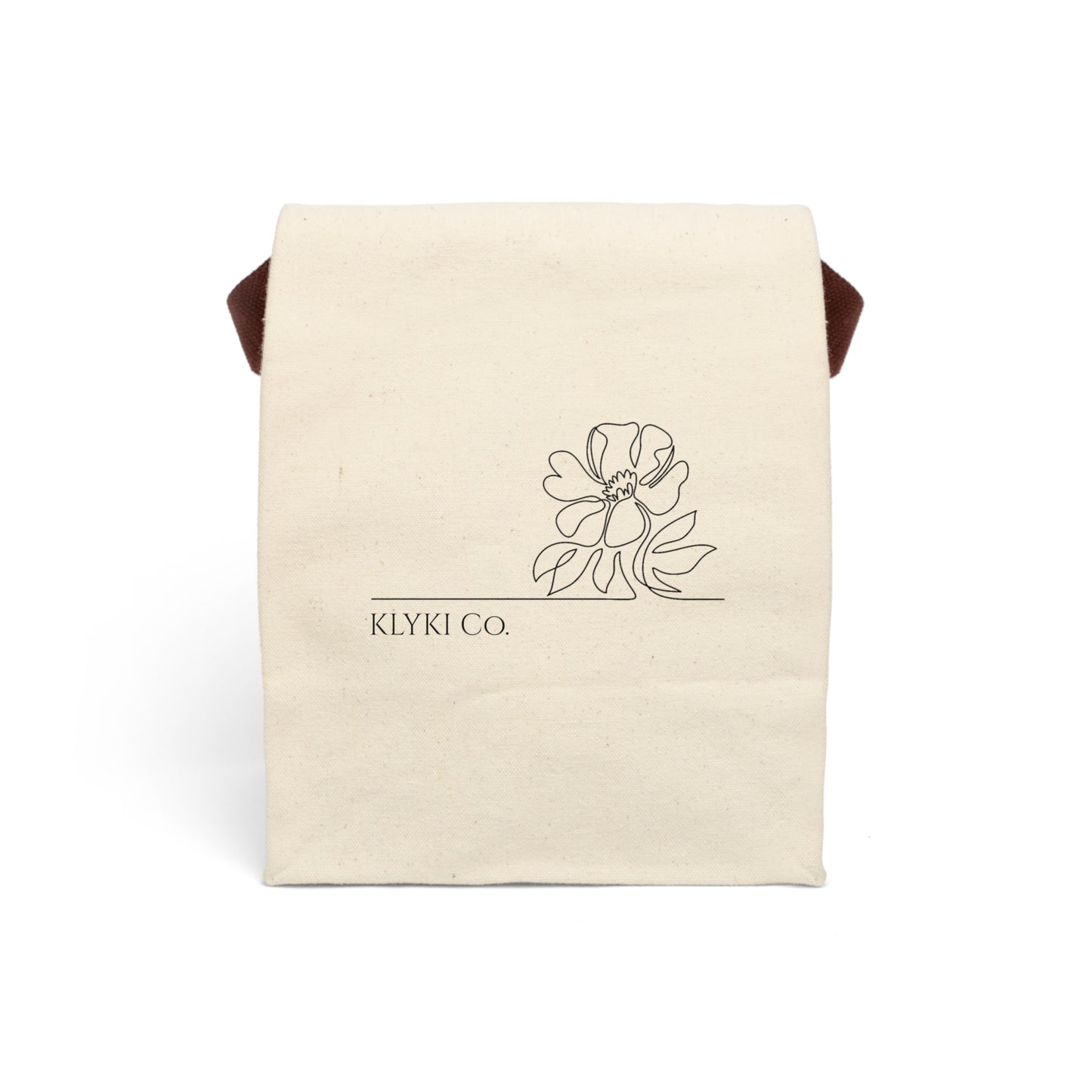 Full Bloom - Canvas Lunch Bag With Strap