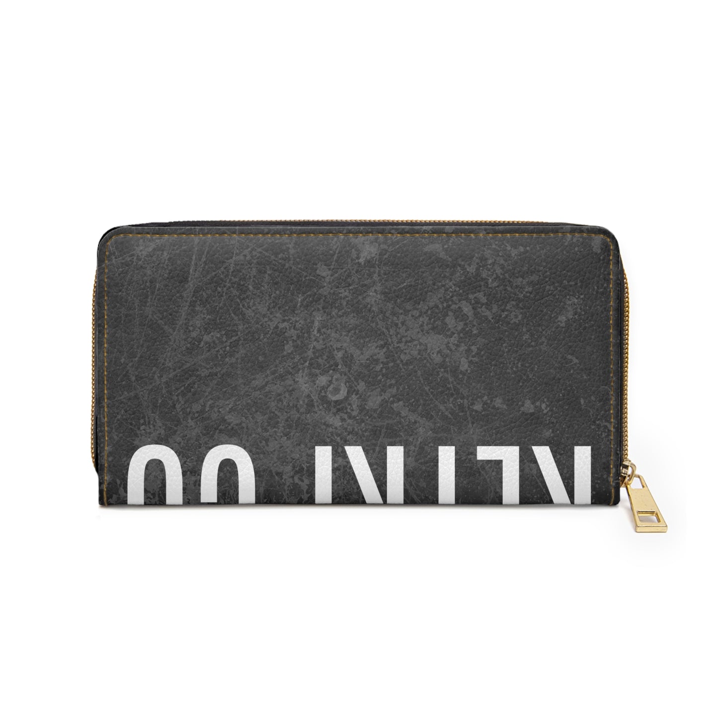 Charcoal KLYKI Co. Zipper Wallet