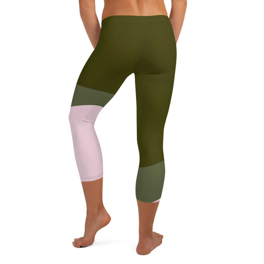 Block Capri Leggings