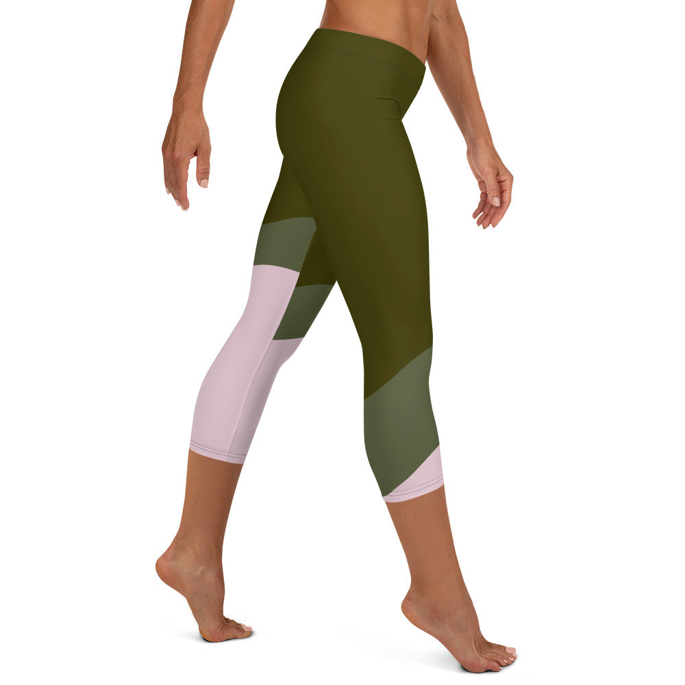 Block Capri Leggings