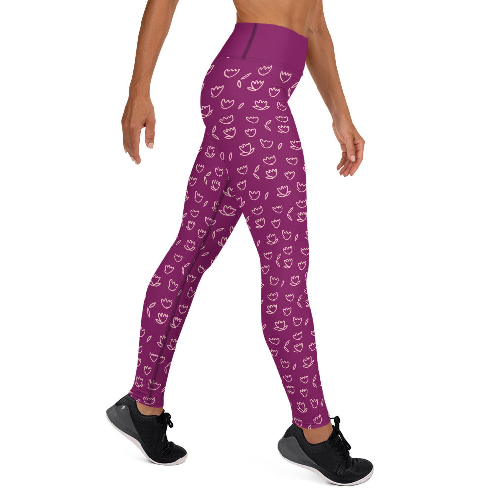 Lotus Yoga Leggings with Pocket