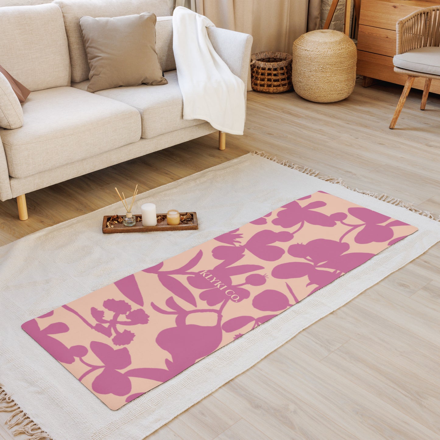 Pink Yoga mat