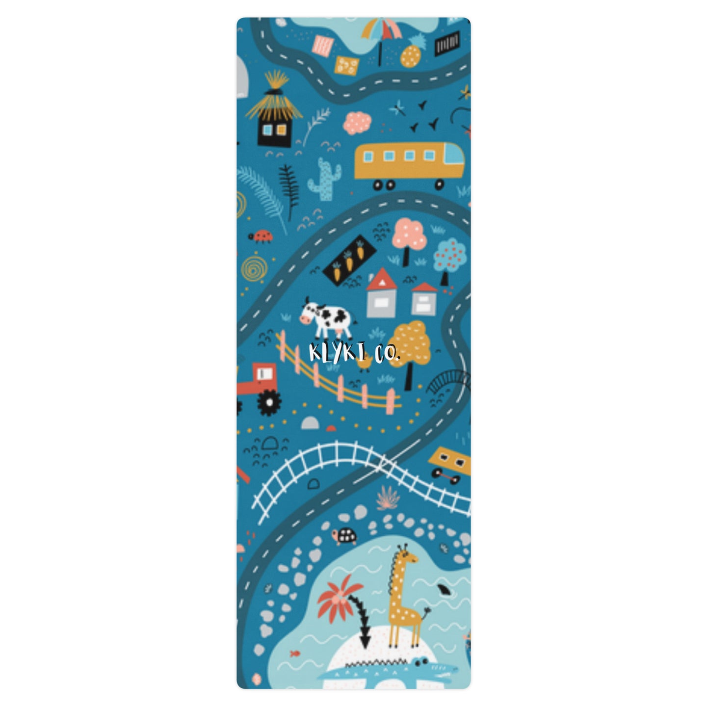 Zoo City Yoga Mat