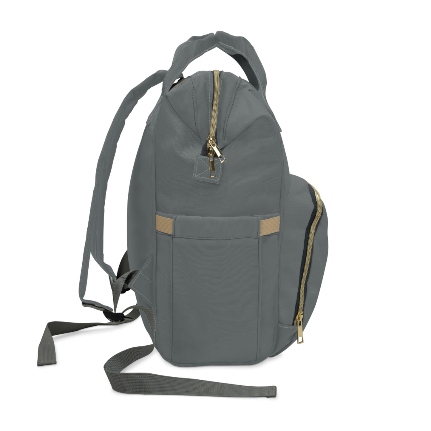 KLYKI Co. Grey Multifunctional Diaper Backpack